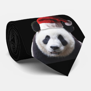 Panda Bear med Santa Hat Slips