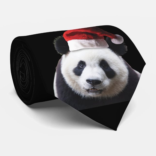 Panda Bear med Santa Hat Slips (Rullad)