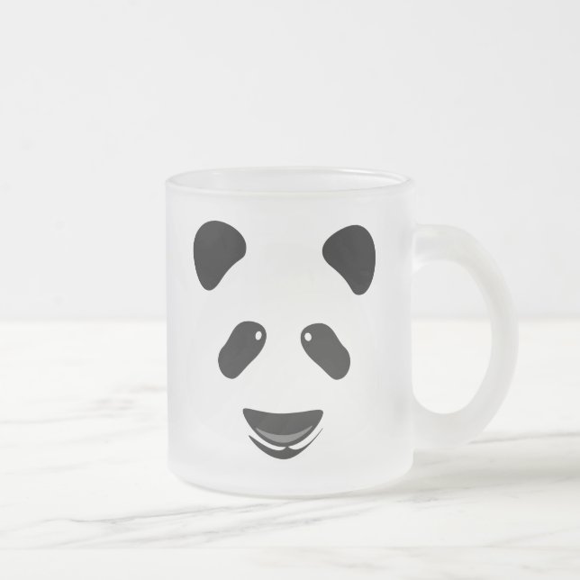 Panda Bear Modern Frostad Glasmugg (Höger)