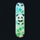 Panda Bear Mönster Grönt Skriv ut Mini Skateboard Bräda 18,5 Cm<br><div class="desc">Cute Little pandas on grönt bakgrund</div>