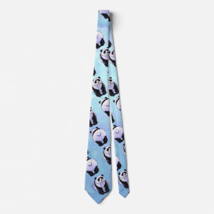 Panda Bear Mönster Slips