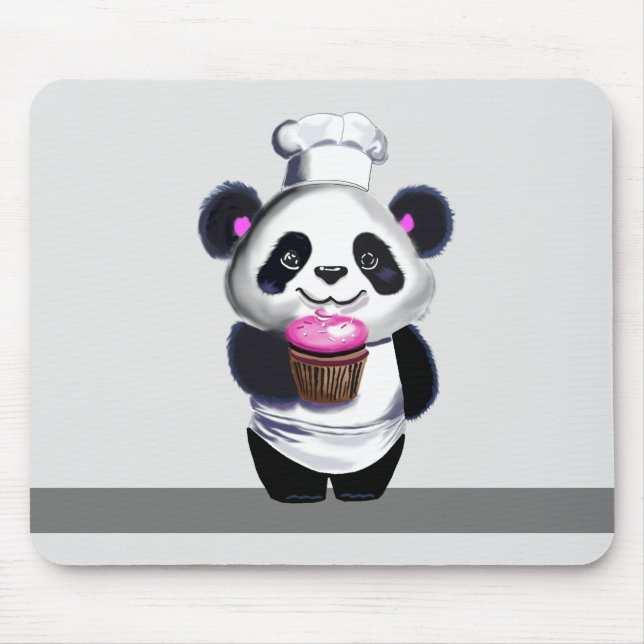 Panda Bear Mousepad Musmatta (Framsidan)