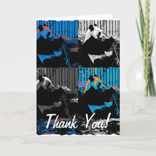 Panda Bear Multi-Panel Modern Art Design Tack Kort