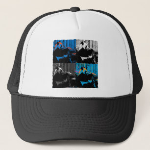 Panda Bear Multi-Panel Modern Art Design Truckerkeps