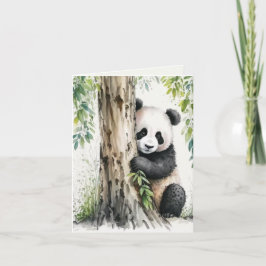 Panda Bear Note-kort Kort