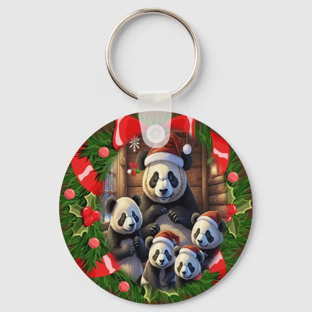 Panda Bear Nyckelring (Framsida)