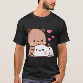 Panda Bear och Brownie Äkta kärlek Bubu Dudu Coupl T Shirt