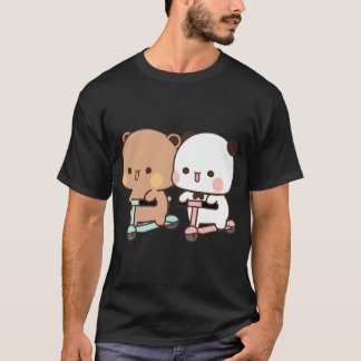Panda Bear och Brownie Äkta kärlek Bubu Dudu Coupl T Shirt