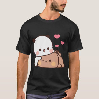 Panda Bear och Brownie Äkta kärlek Bubu Dudu Coupl T Shirt