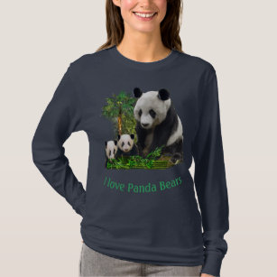 Panda Bear och unge-kläder T-Shirt