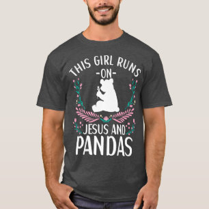 Panda Bear Outfit for Cute Panda Älskare Apparel W T Shirt
