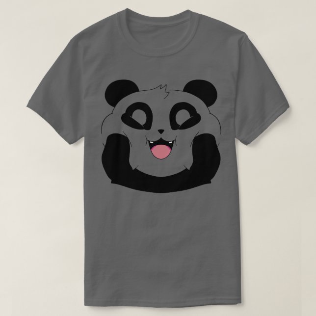 Panda Bear Panda Älskare T Shirt (Design framsida)