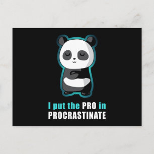 Panda Bear Pandas Cute Animal Tass Funny Gift Idea Vykort