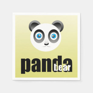 Panda Bear Papper Napkins Pappersservett