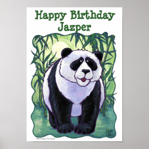 Panda Bear Party Centre Poster