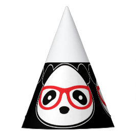 Panda Bear Party Hats - Leon Panda Tecknad Bear