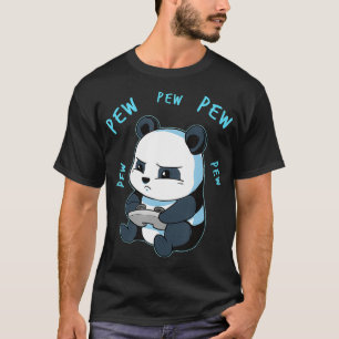 Panda Bear Pear Pew Video Game Computer Pl T Shirt