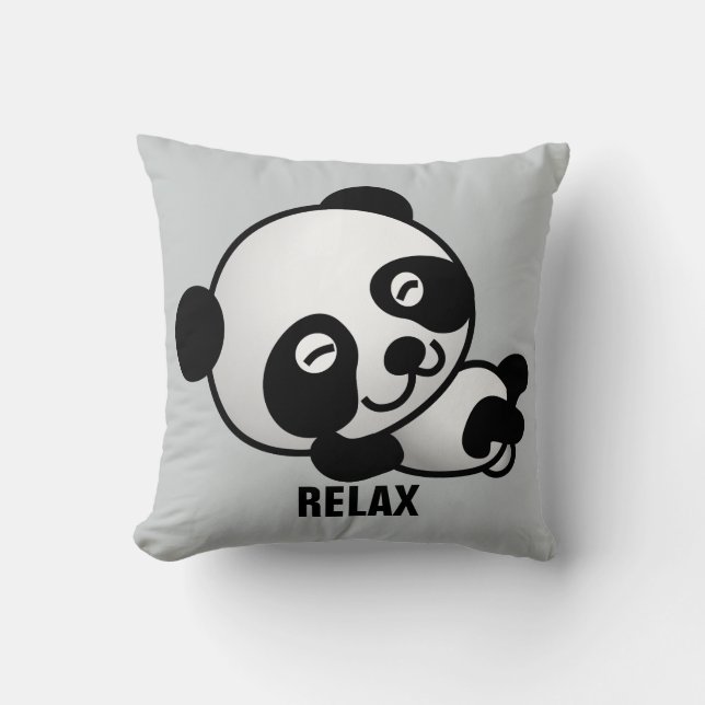 Panda Bear Pillows, Slappna av Kudde (Framsida)