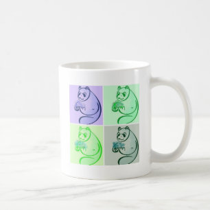 Panda Bear Pop Art Kaffemugg