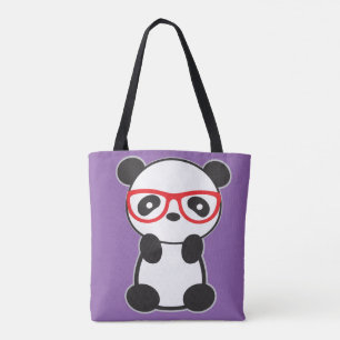 Panda Bear Purse Tote - Leon Panda Bear Tygkasse