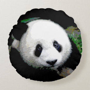 Panda Bear Rund Kudde