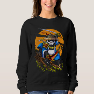 Panda Bear Samurai Warrior Ninja Animal Kids Boys T Shirt