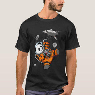 Panda Bear Space Astronaut Animal T Shirt