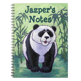 Panda Bear Stationery Anteckningsbok Med Spiral