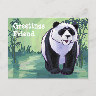 Panda Bear Stationery Vykort