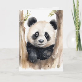 Panda Bear Thinking of You Kort