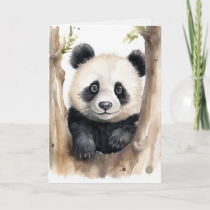 Panda Bear Thinking of You Kort