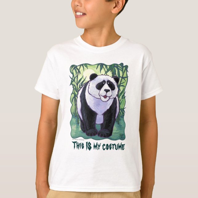 Panda Bear this is my Costume Light Tes. T-shirt (Framsida)