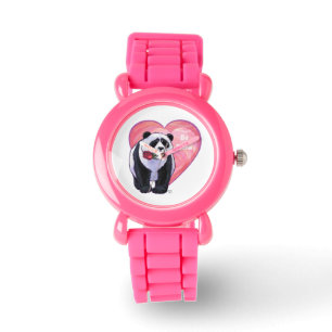 Panda Bear Valentindagen Armbandsur