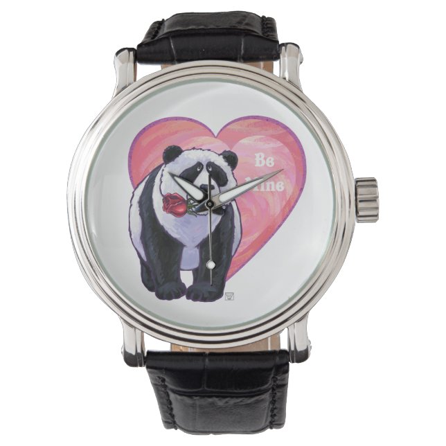 Panda Bear Valentindagen Armbandsur (Framsida)