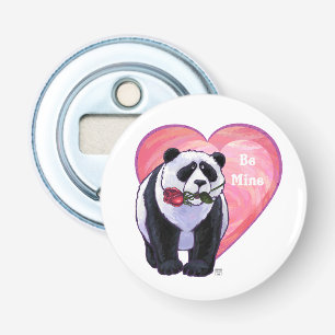 Panda Bear Valentindagen Flasköppnare