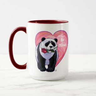 Panda Bear Valentindagen Mugg