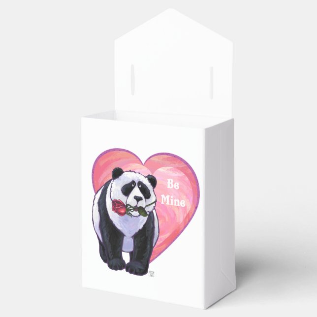 Panda Bear Valentindagen Presentaskar (Öppnad)