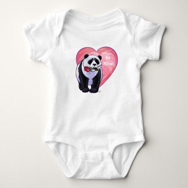 Panda Bear Valentindagen Tee (Framsida)