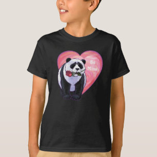 Panda Bear Valentindagen Tee Shirt