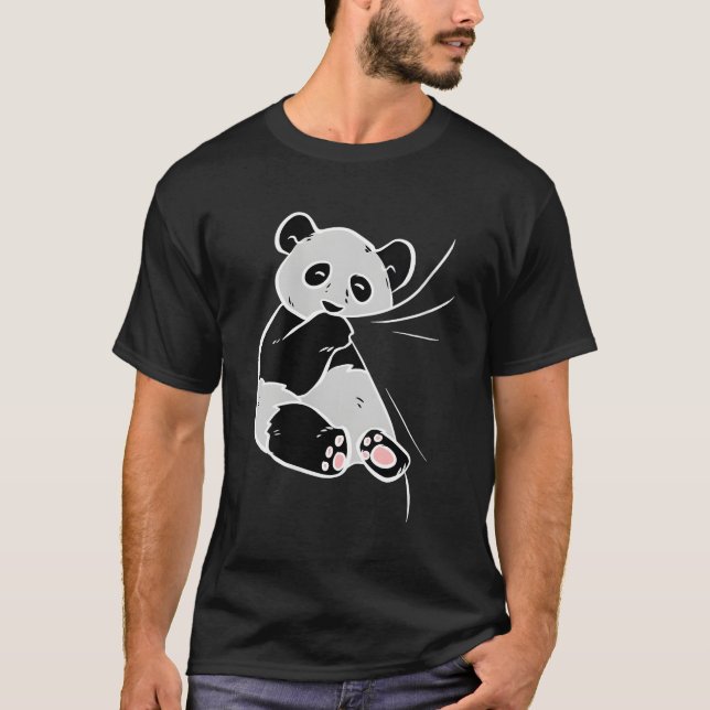 Panda Bear Vem Kärlek Pandas Animal T Shirt (Framsida)