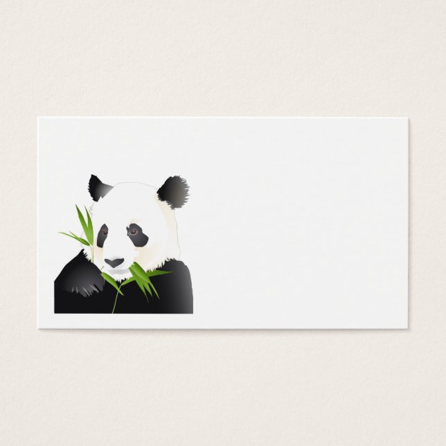 Panda Bear Visitkort (Framsidan)