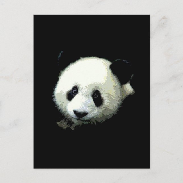 Panda Bear Vykort (Framsida)
