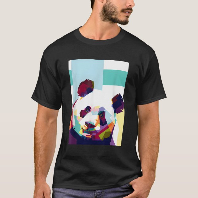 Panda Bear Witzgies Panda T Shirt (Framsida)