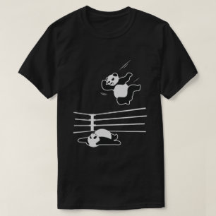 Panda Bear Wrestling Shirt Funny Panda Gift T