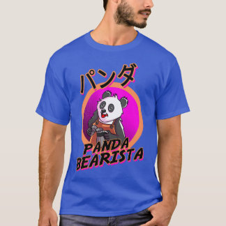 Panda Bearista-kaffebarista-skämt T Shirt