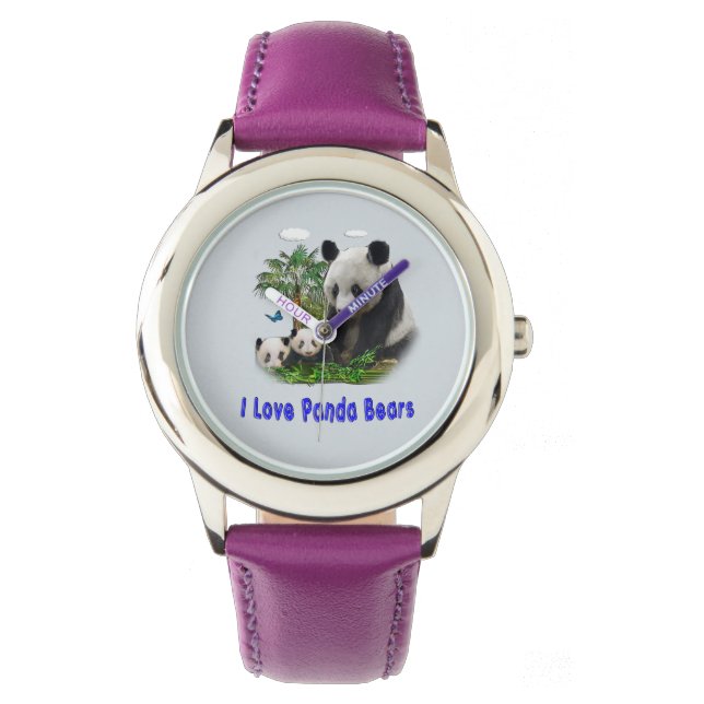 Panda Bears Armbandsur (Framsida)