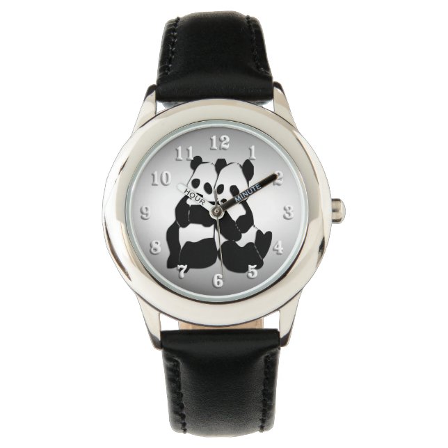 Panda Bears Armbandsur (Framsida)