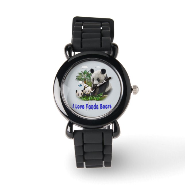 Panda Bears Armbandsur (Framsida)