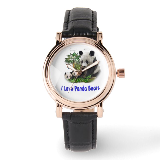 Panda Bears Armbandsur (Framsida)