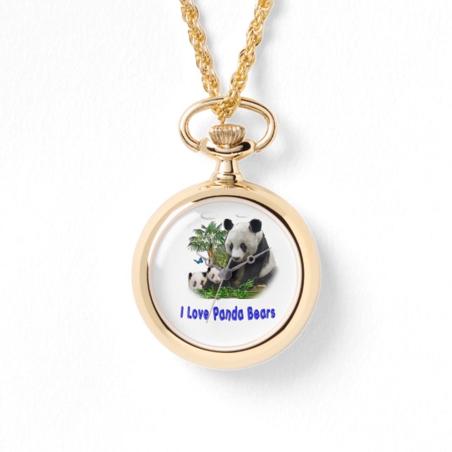 Panda Bears Armbandsur (Framsida)
